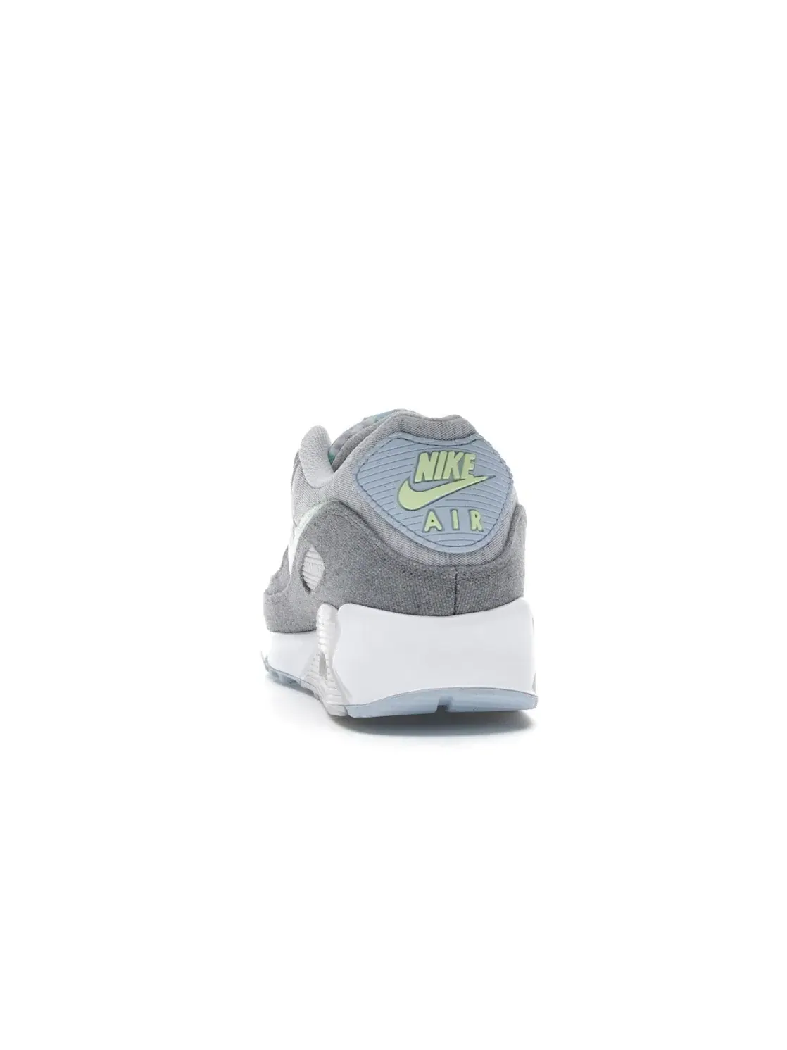 Мужские кроссовки из переработанного полотна Nike Air Max 90 Nike — изображение 4 из 4, серый/-синий-белый
