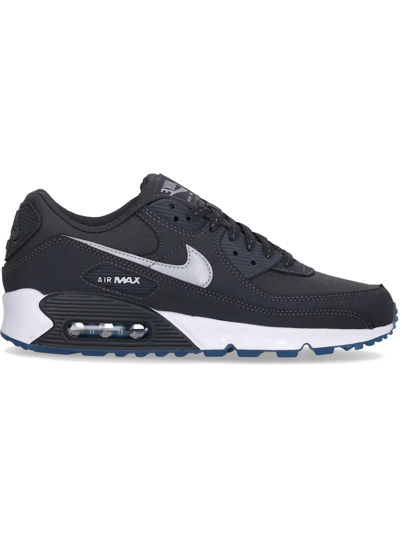 Мужские кроссовки Lifestyle Nike Air Max 90 — изображение 1 из 1, синий/белый/серебристый