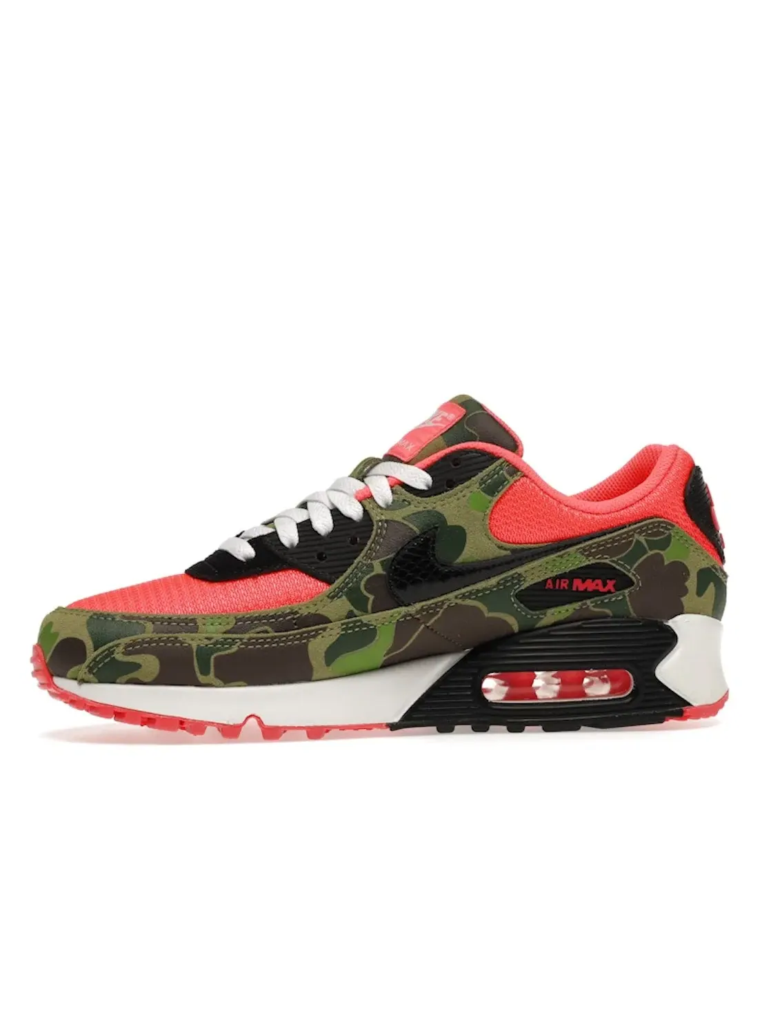 Мужские кроссовки с камуфляжным принтом Nike Air Max 90 Nike — изображение 3 из 4, черный-темный-коричневый