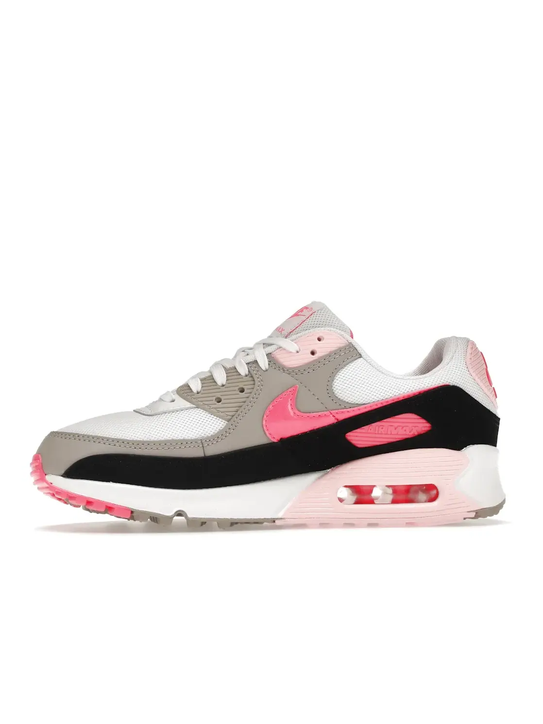 Женские кроссовки Lifestyle Nike Air Max 90 — изображение 3 из 4, белый/розовый-розовый