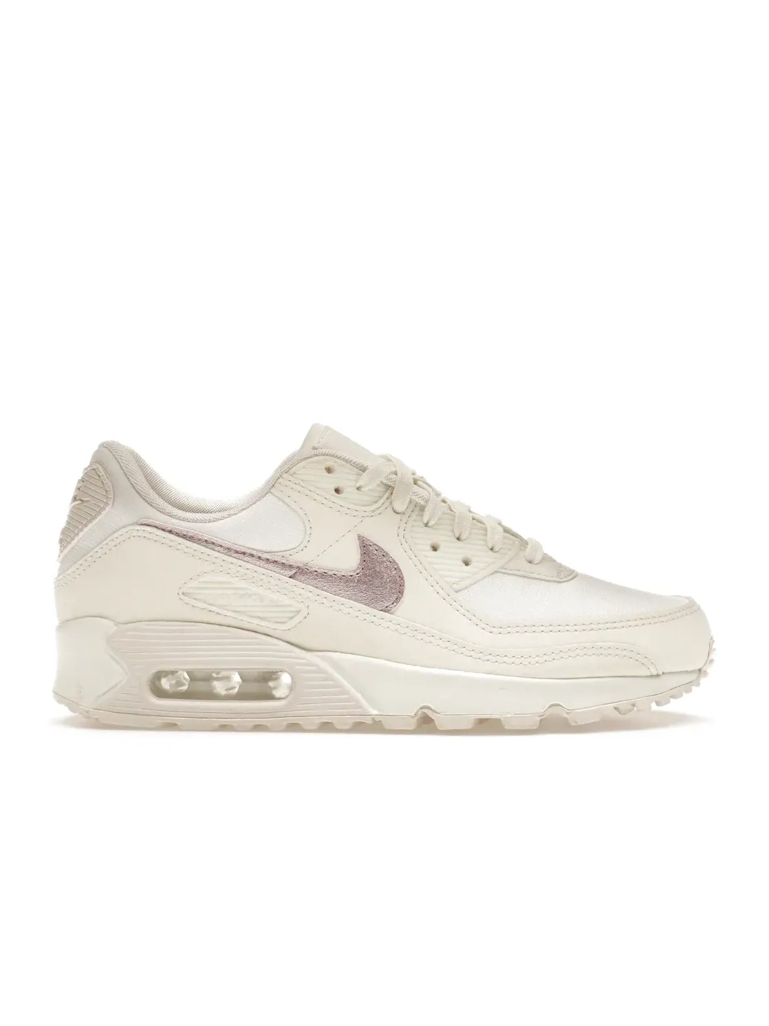Женские кроссовки с контрастными вставками Nike Air Max 90 — изображение 1 из 4, розовый