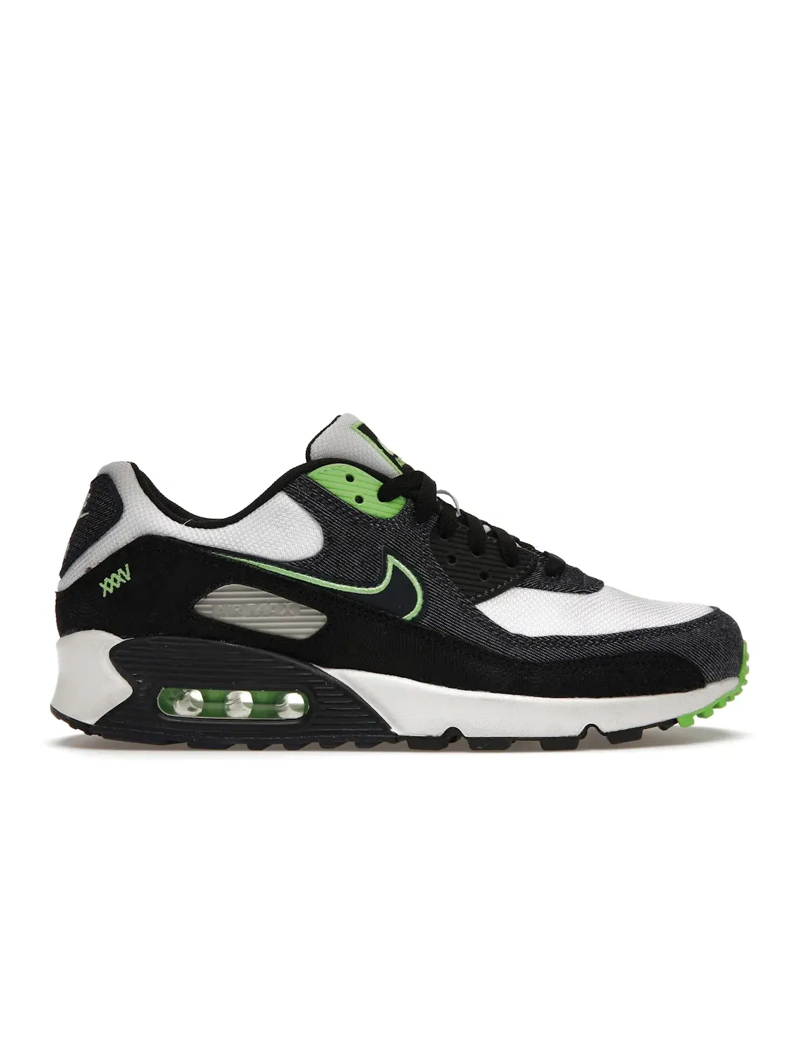 Мужские кроссовки Lifestyle Nike Air Max 90 — изображение 1 из 4, черный/зеленый-белый