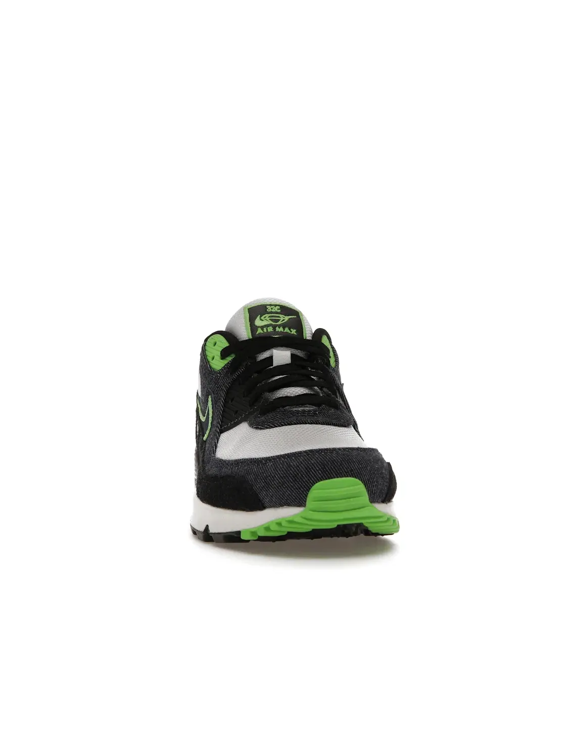 Мужские кроссовки Lifestyle Nike Air Max 90 — изображение 2 из 4, черный/зеленый-белый