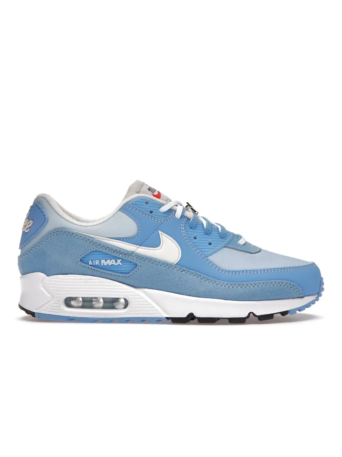 Женские кроссовки с верхом из кожи и замши Nike Air Max 90 SE — изображение 1 из 4, синий/-синий