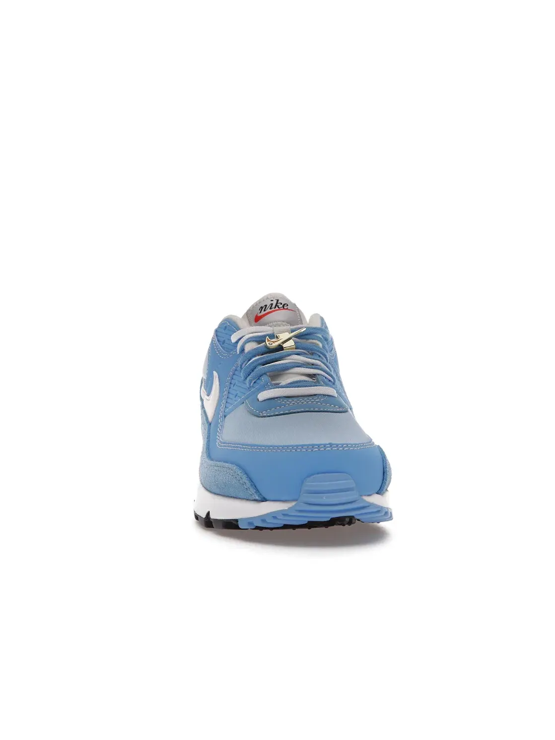 Женские кроссовки с верхом из кожи и замши Nike Air Max 90 SE — изображение 2 из 4, синий/-синий