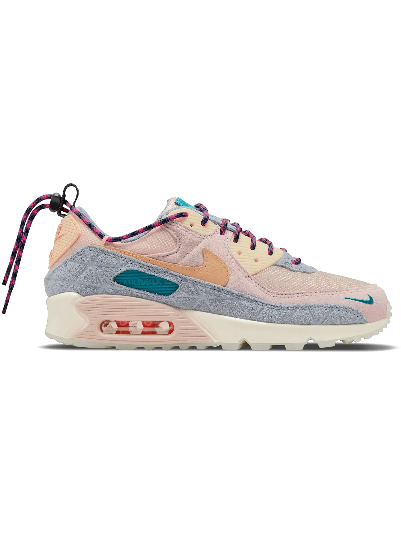 Женские кроссовки Lifestyle с уникальным дизайном Nike Air Max 90 SE Nike, Fossil Stone/Twine-Ashen Slate