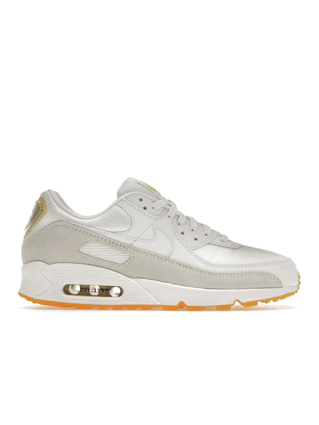 Мужские кроссовки с видимой амортизацией Nike Air Max 90 SE — изображение 1 из 4, белый/белый//белый