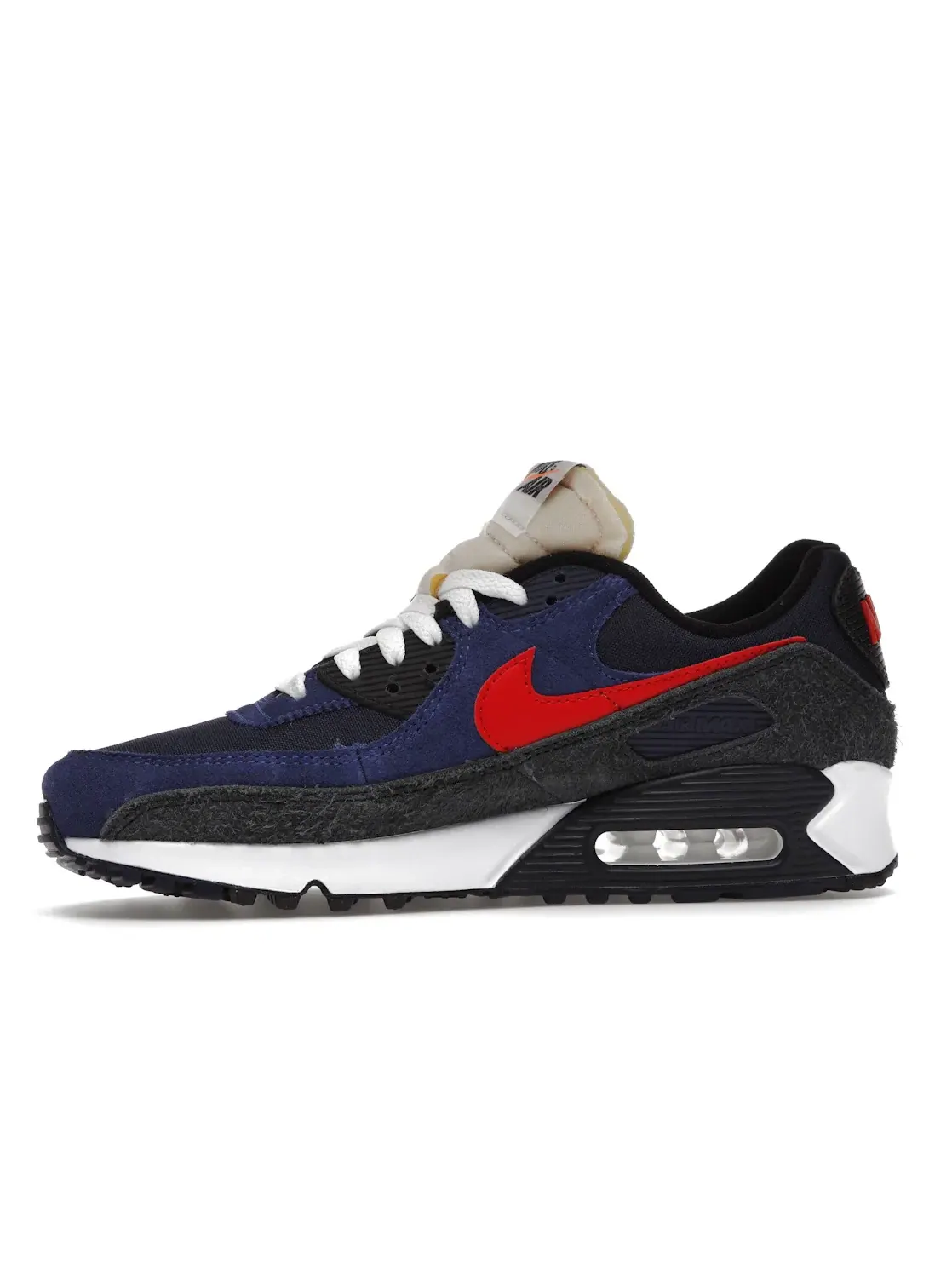 Мужские кроссовки Lifestyle Nike Air Max 90 SE — изображение 3 из 4, глубокий/красный-черный