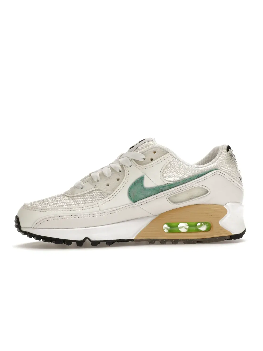 Женские кроссовки для повседневной носки Nike Air Max 90 SE — изображение 3 из 4, белый///зеленый