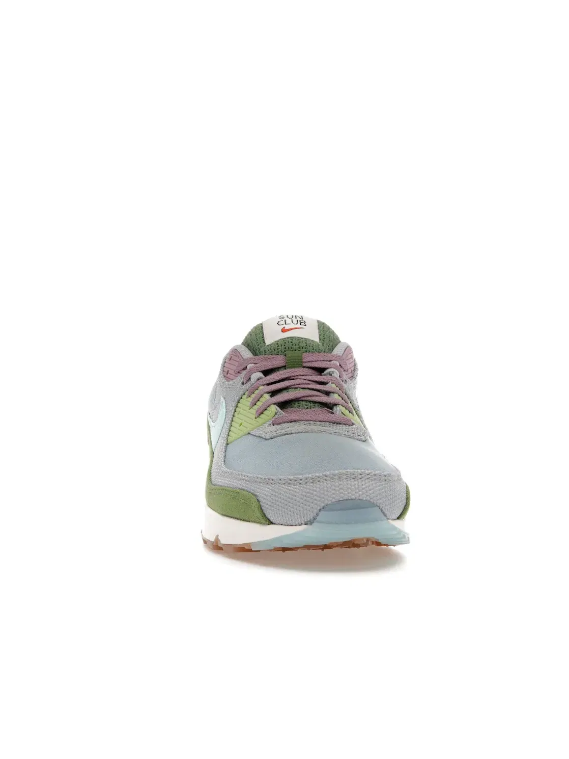 Мужские кроссовки Lifestyle с цветовой блокировкой Nike Air Max 90 SE Sun Club — изображение 2 из 4, синий/зеленый-фиолетовый