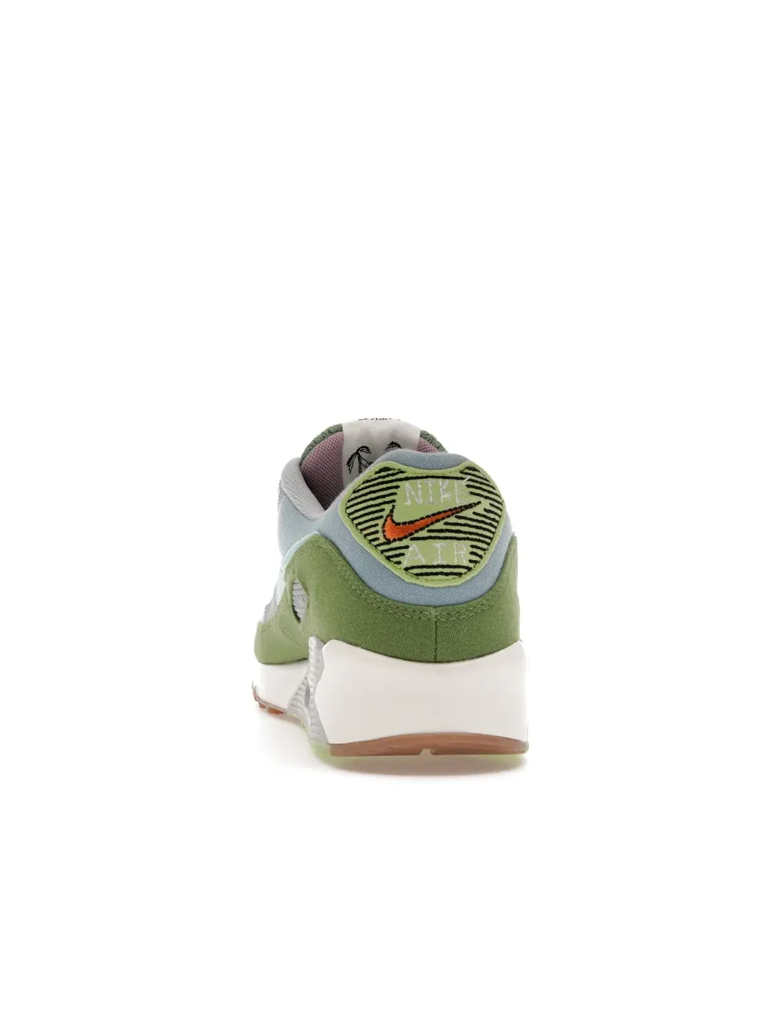 Мужские кроссовки Lifestyle с цветовой блокировкой Nike Air Max 90 SE Sun Club — изображение 4 из 4, синий/зеленый-фиолетовый