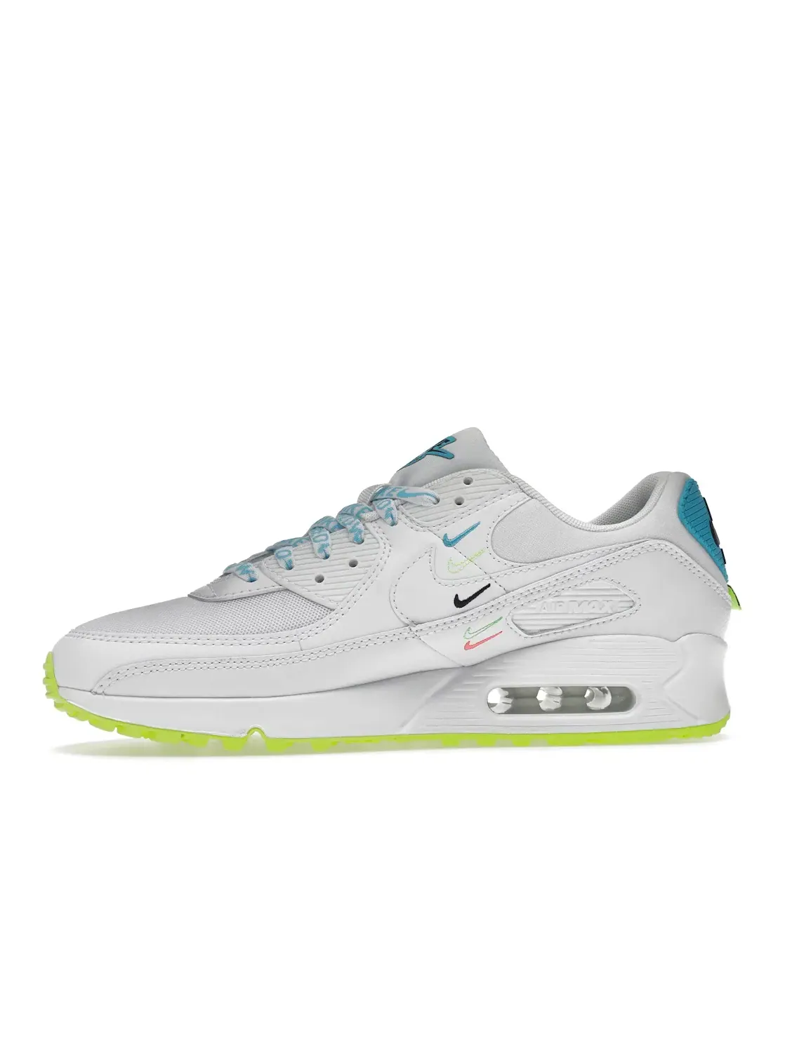 Женские кроссовки Lifestyle Nike Air Max 90 SE — изображение 3 из 4, белый/белый/синий