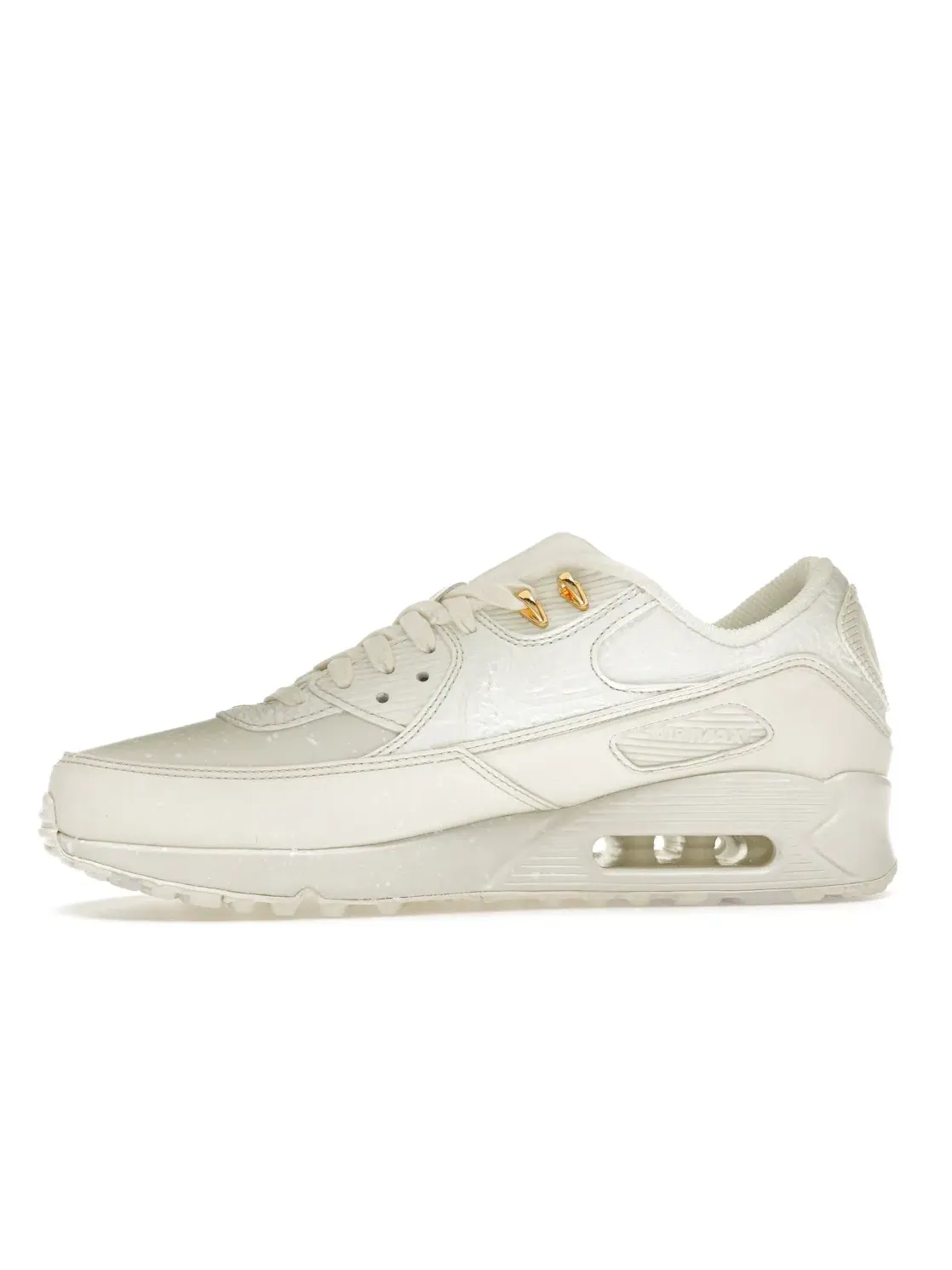 Мужские кроссовки с текстурированным верхом Nike Air Max 90 — изображение 3 из 4, белый