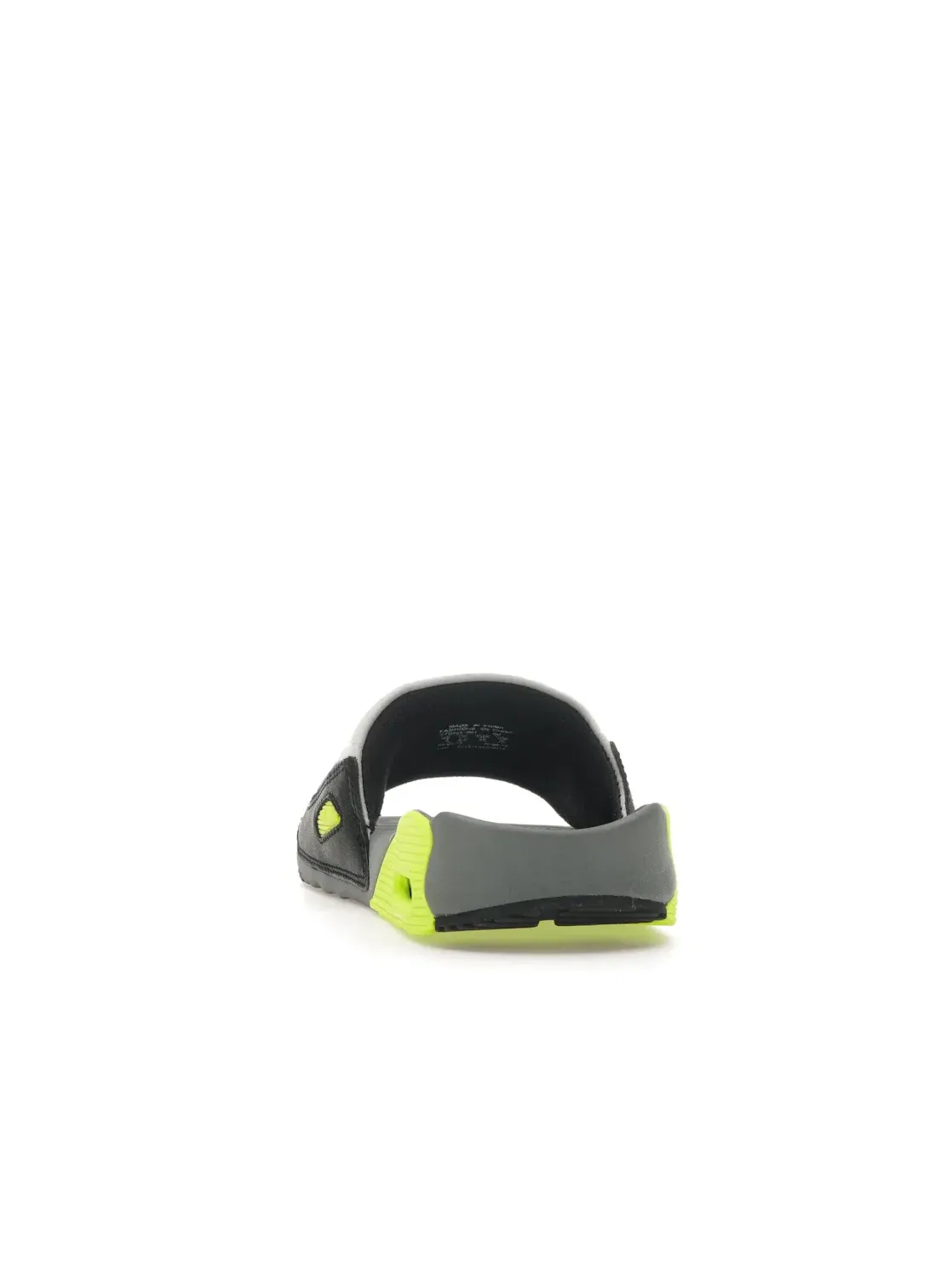Женские шлепанцы с открытым носком Nike Air Max 90 Slide — изображение 4 из 4, серый/-черный-серый