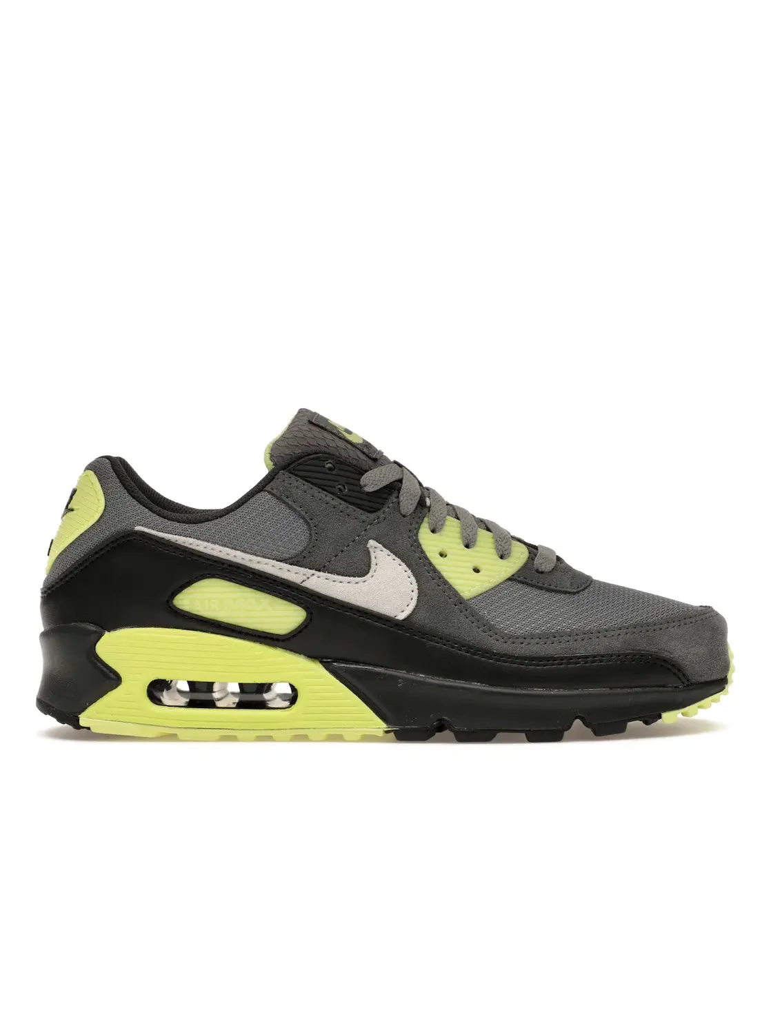 Мужские кроссовки Lifestyle с контрастными акцентами Nike Air Max 90 — изображение 1 из 4, серый светлый черный
