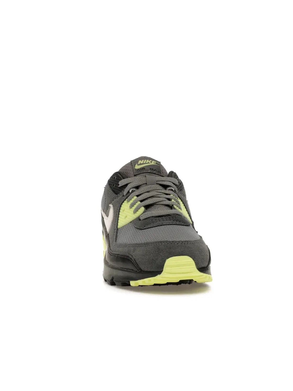 Мужские кроссовки Lifestyle с контрастными акцентами Nike Air Max 90 — изображение 2 из 4, серый светлый черный