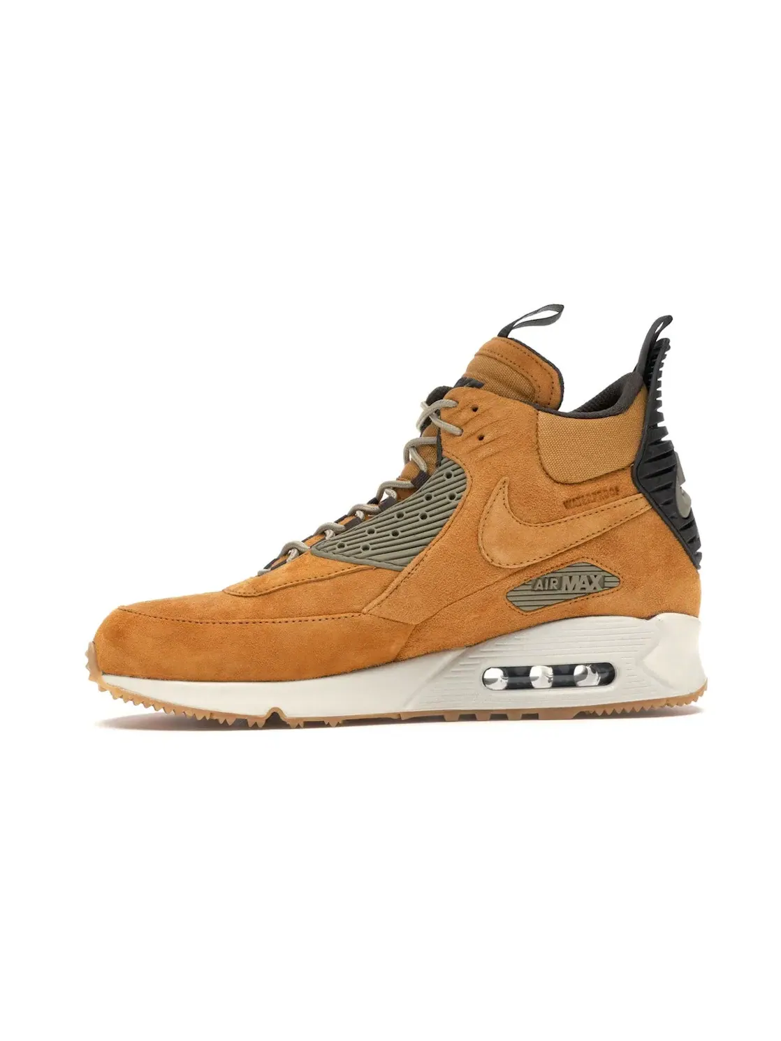 Мужские ботинки зимние Nike Air Max 90 Sneakerboot Nike — изображение 3 из 4, черный--синий