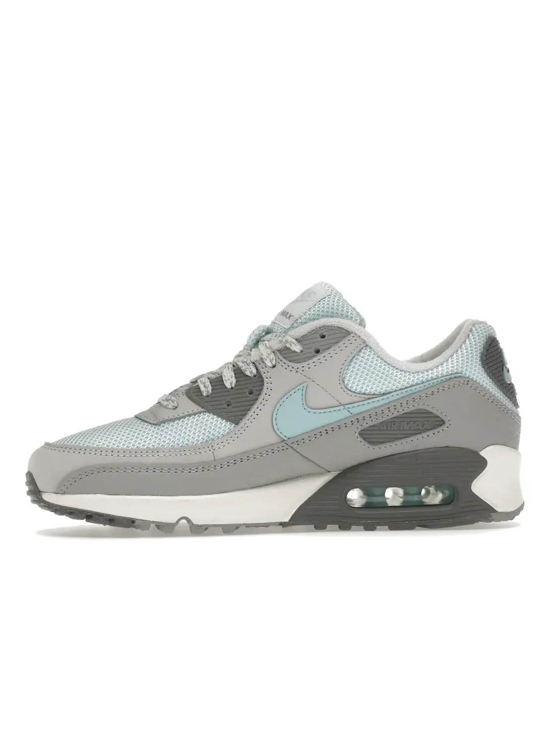 Мужские кроссовки с амортизацией Nike Air Max 90 — изображение 3 из 4, серый//серый