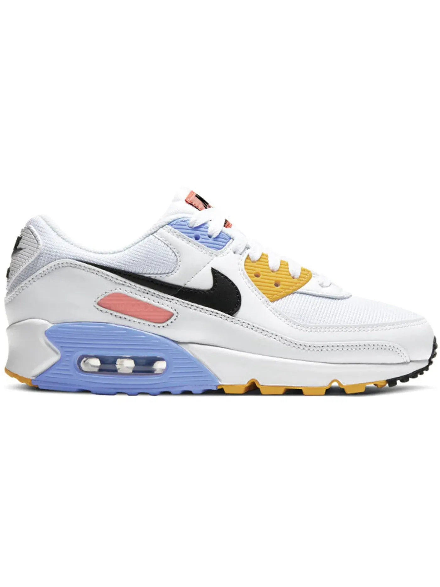 Женские кроссовки Lifestyle Nike Air Max 90 — изображение 1 из 1, белый/платиновый//черный