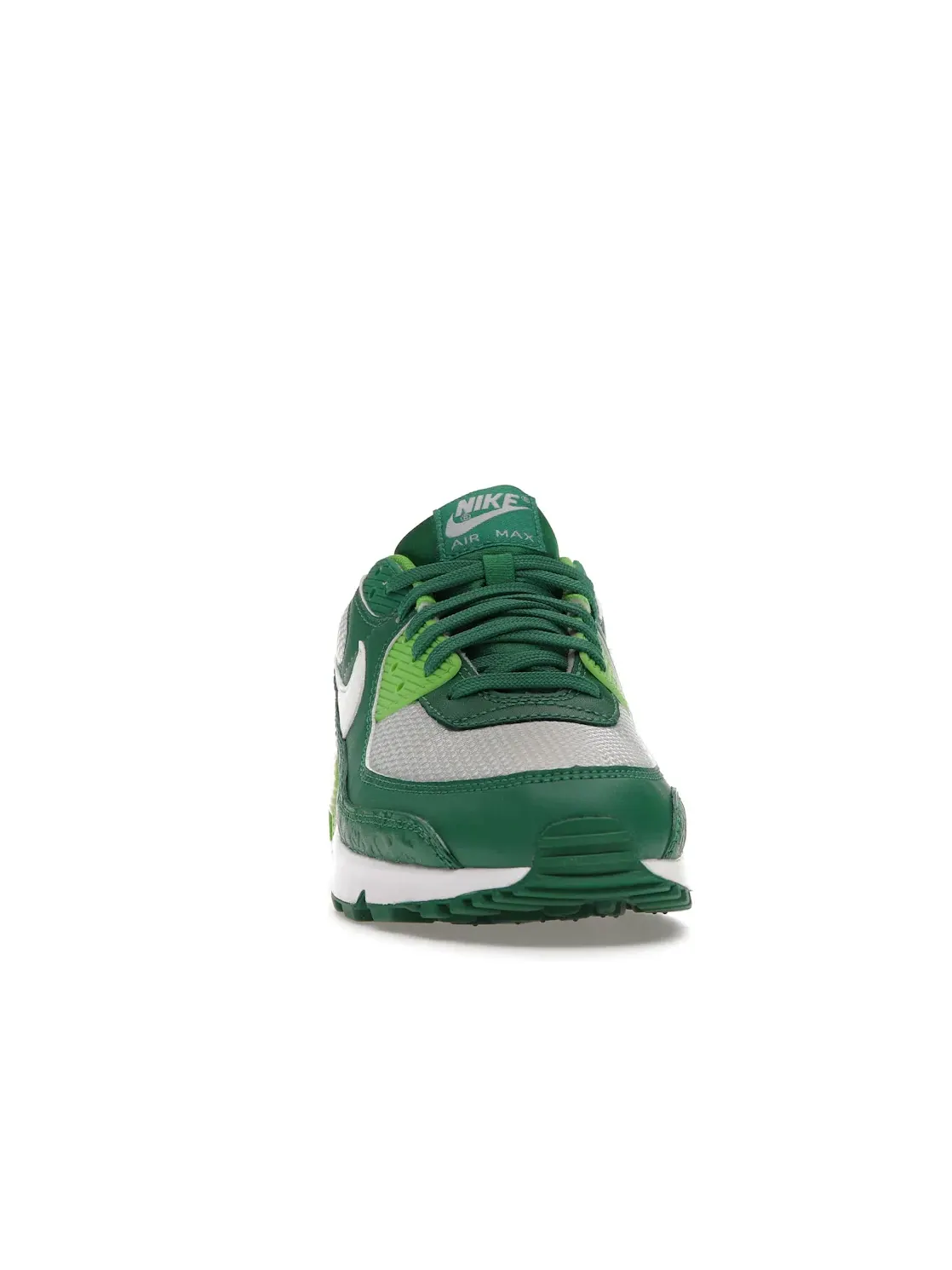 Мужские кроссовки Lifestyle с принтом Nike Air Max 90 Nike — изображение 2 из 4, белый/зеленый-золотистый