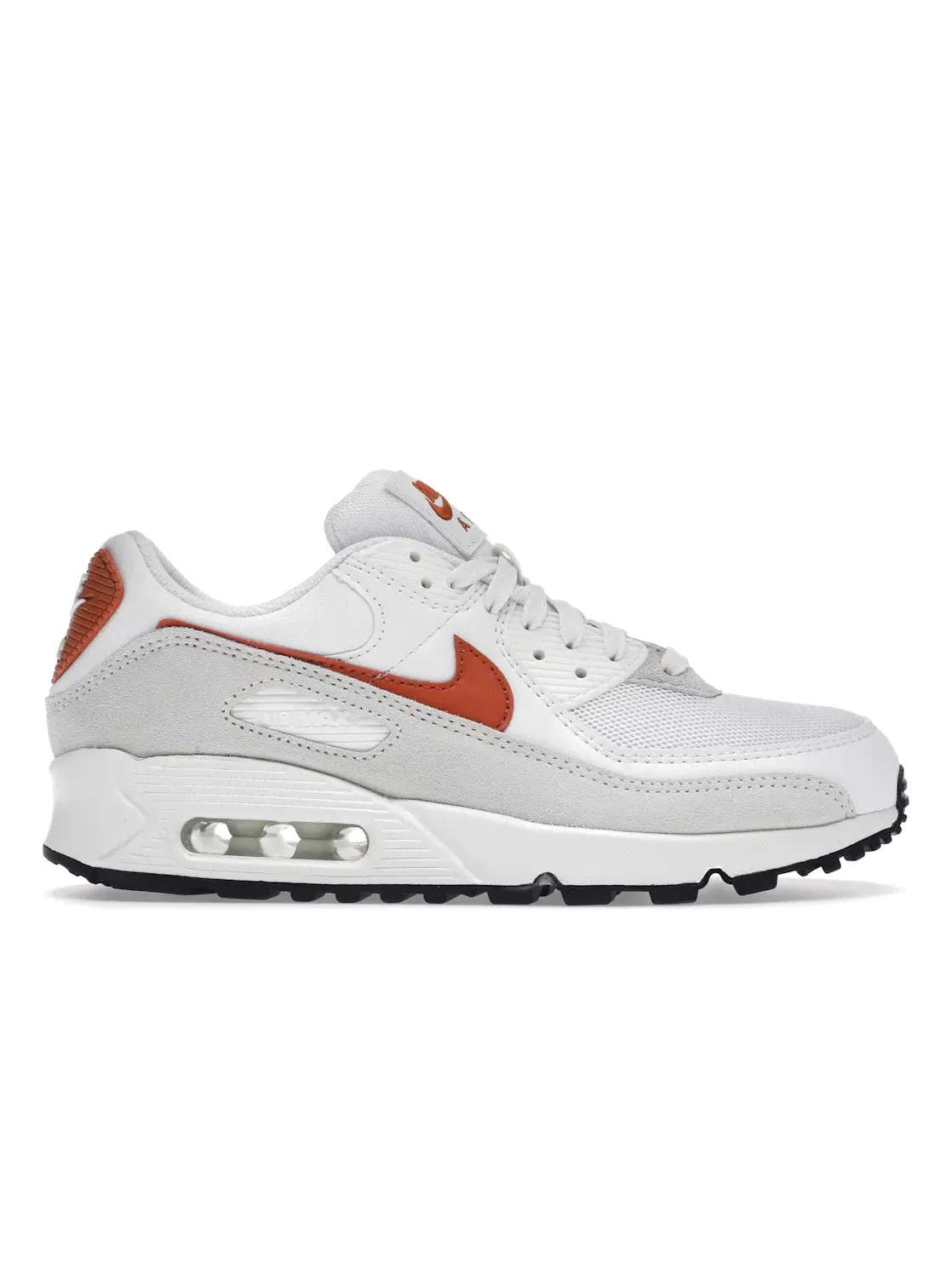 Женские кроссовки Lifestyle Nike Air Max 90 — изображение 1 из 4, белый/черный/оранжевый