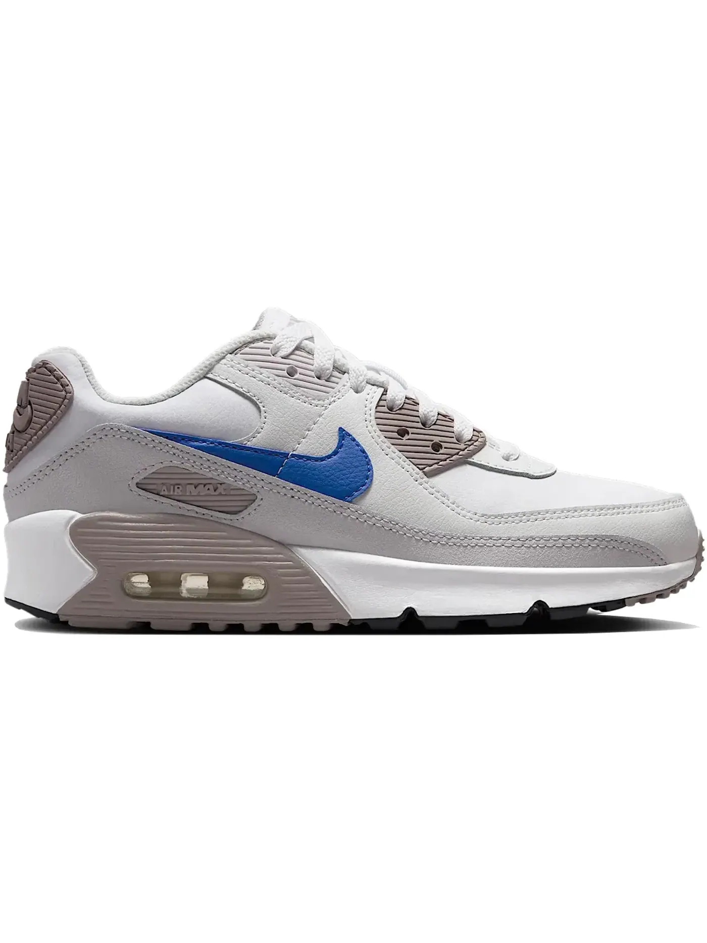 Детские кроссовки Lifestyle Nike Air Max 90 — изображение 1 из 1, белый/серый/белый/синий