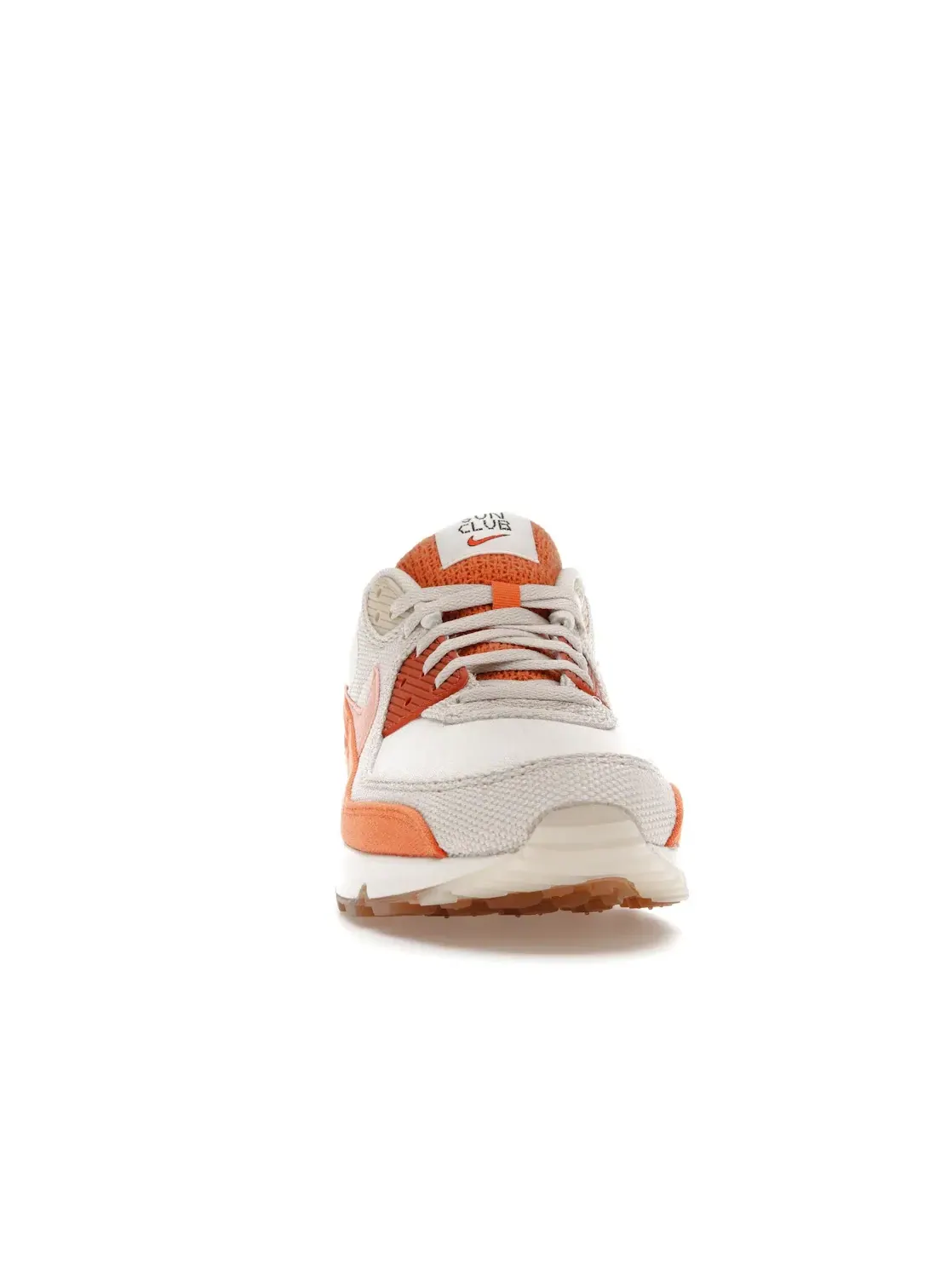 Мужские кроссовки Lifestyle с принтом Nike Air Max 90 Nike — изображение 2 из 4, белый/бежевый-оранжевый