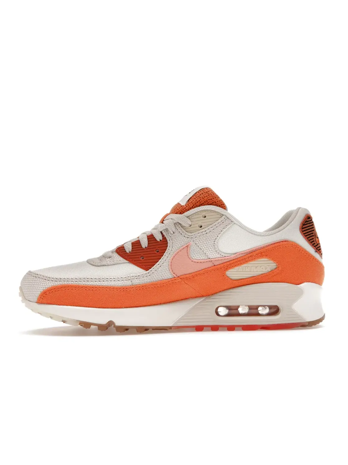 Мужские кроссовки Lifestyle с принтом Nike Air Max 90 Nike — изображение 3 из 4, белый/бежевый-оранжевый