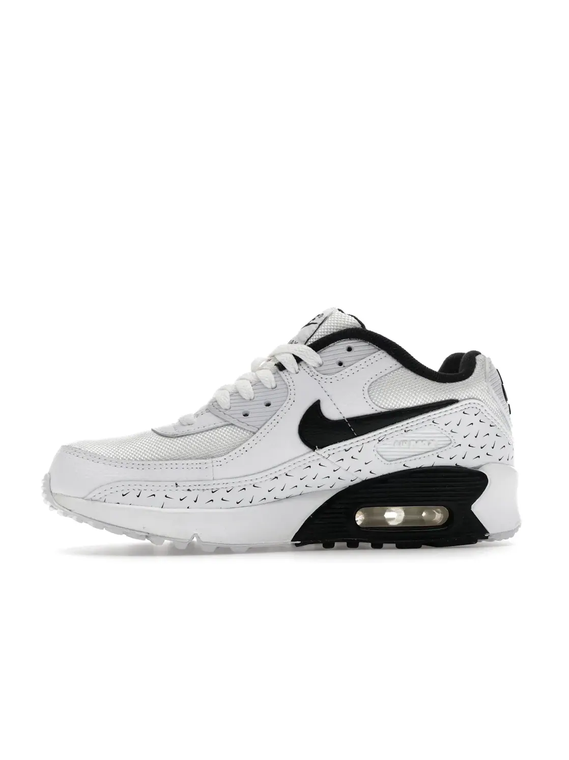 Детские кроссовки Lifestyle Nike Air Max 90 — изображение 3 из 4, белый/черный