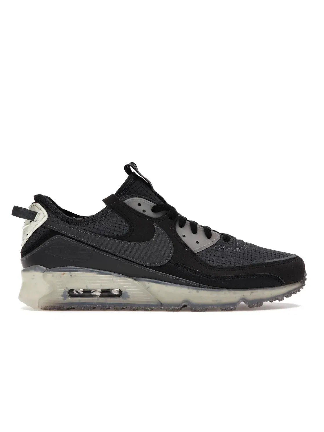 Мужские кроссовки с уникальной подошвой Nike Air Max 90 Terrascape Nike — изображение 1 из 4, черный///темный серый