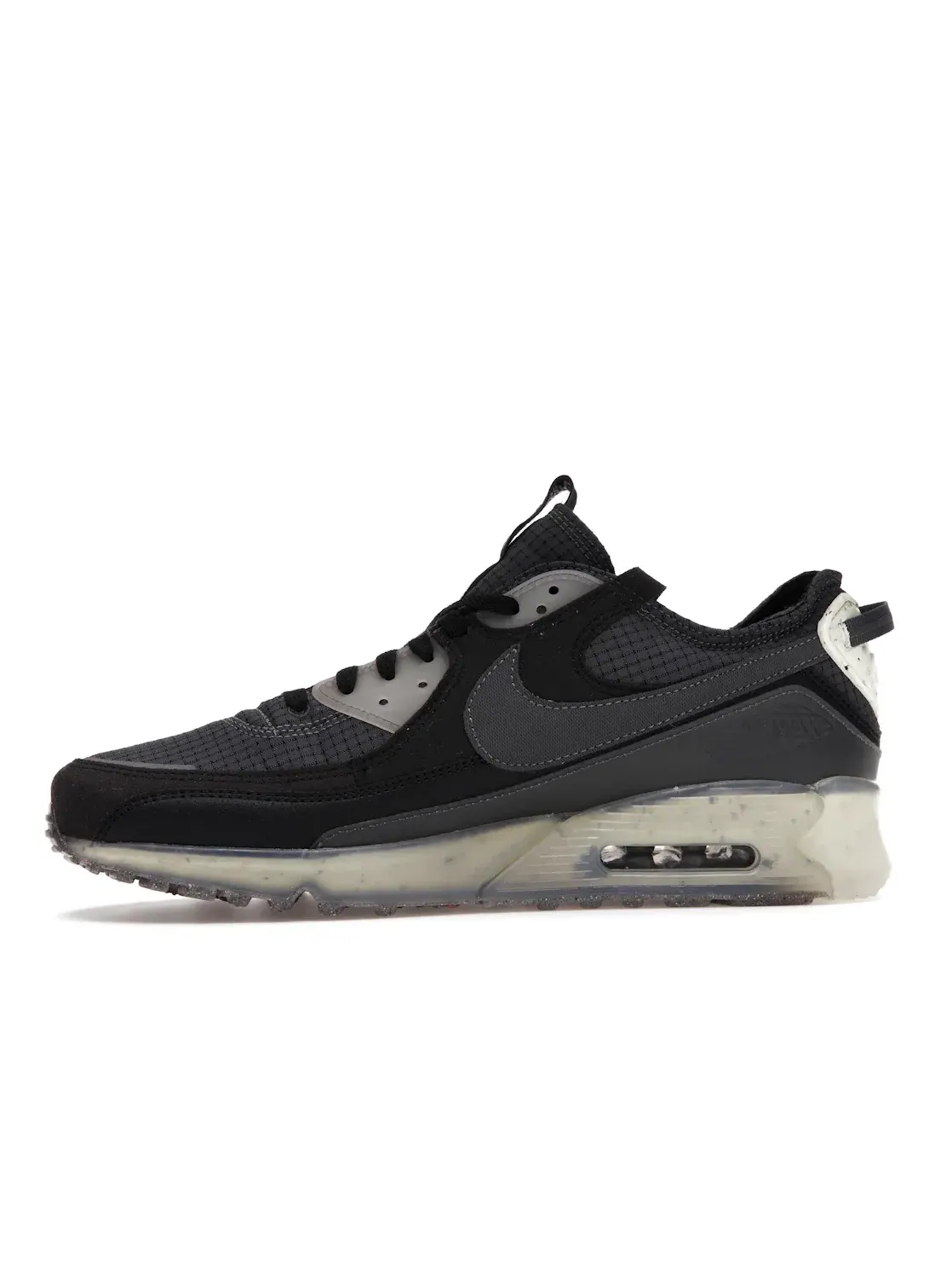 Мужские кроссовки с уникальной подошвой Nike Air Max 90 Terrascape Nike — изображение 3 из 4, черный///темный серый