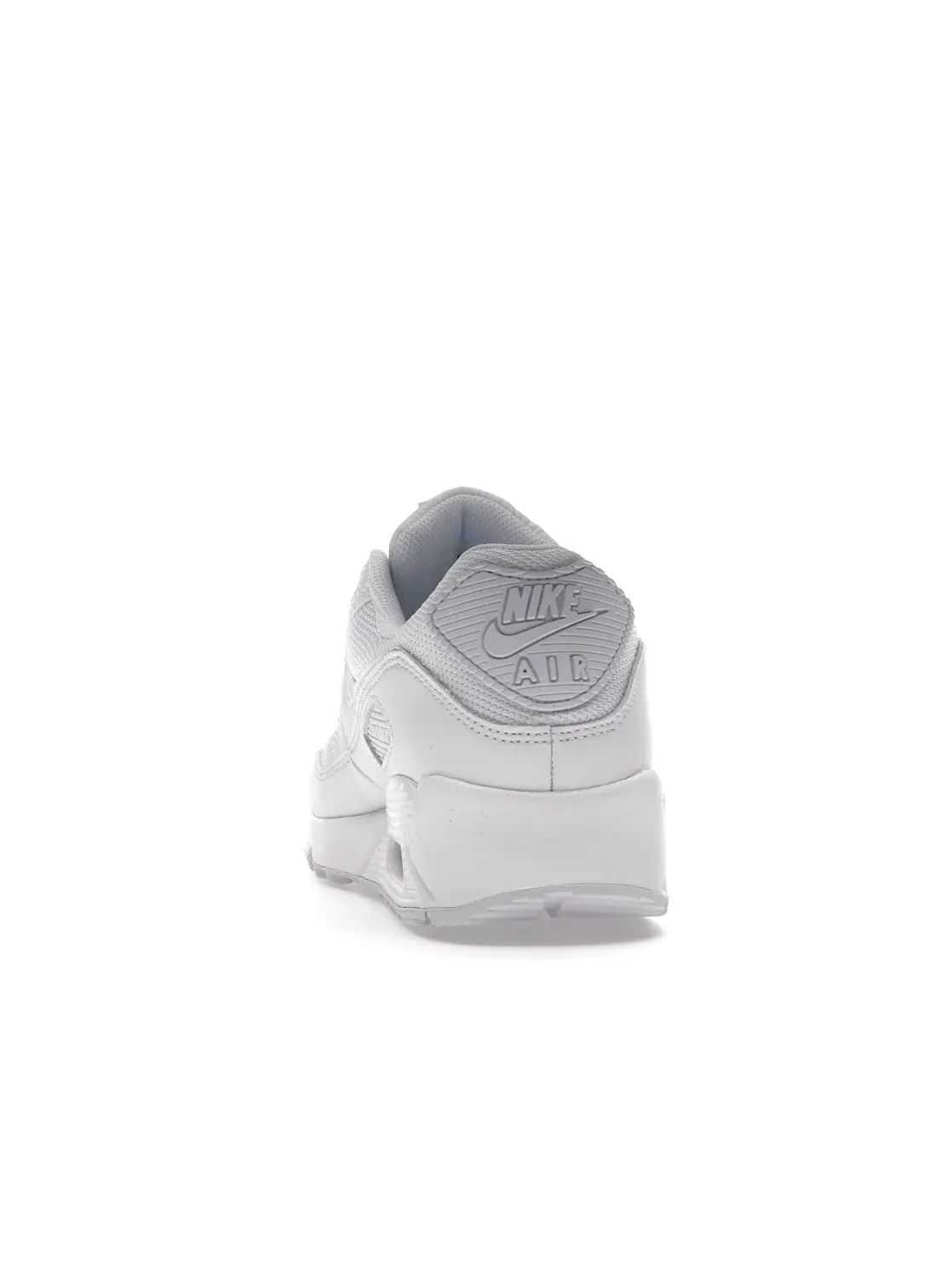 Женские кроссовки с амортизацией Nike Air Max 90 — изображение 4 из 4, белый/белый/серый/белый