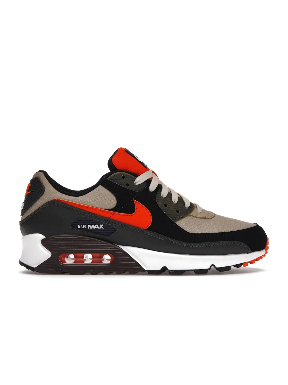 Мужские кроссовки Lifestyle Nike Air Max 90 — изображение 1 из 4, темный/черный/оранжевый