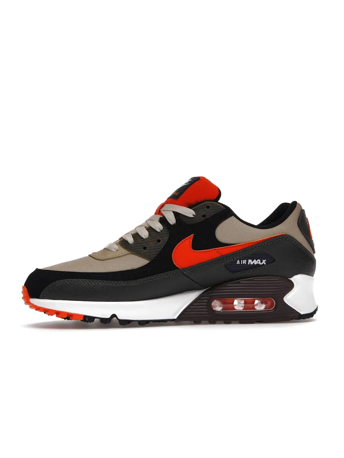 Мужские кроссовки Lifestyle Nike Air Max 90 — изображение 3 из 4, темный/черный/оранжевый