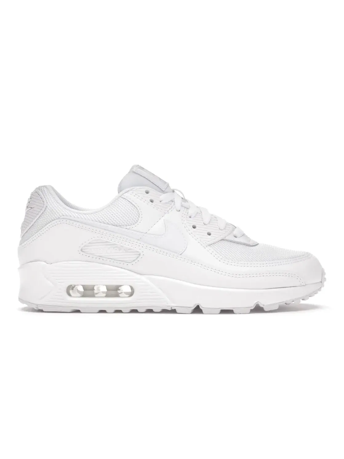 Женские кроссовки с белым цветом Nike Air Max 90 Twist — изображение 1 из 4, белый/белый-белый