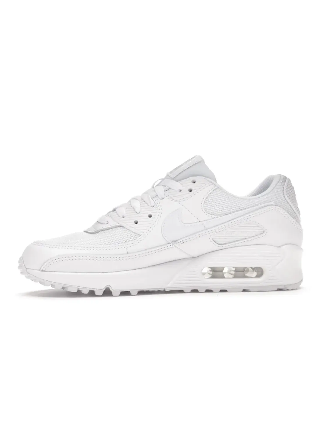 Женские кроссовки с белым цветом Nike Air Max 90 Twist — изображение 3 из 4, белый/белый-белый