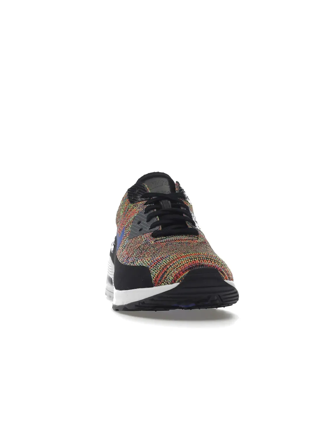 Женские кроссовки для повседневной носки Nike Air Max 90 Ultra 2.0 Flyknit Nike — изображение 2 из 4, черный/синий/серый