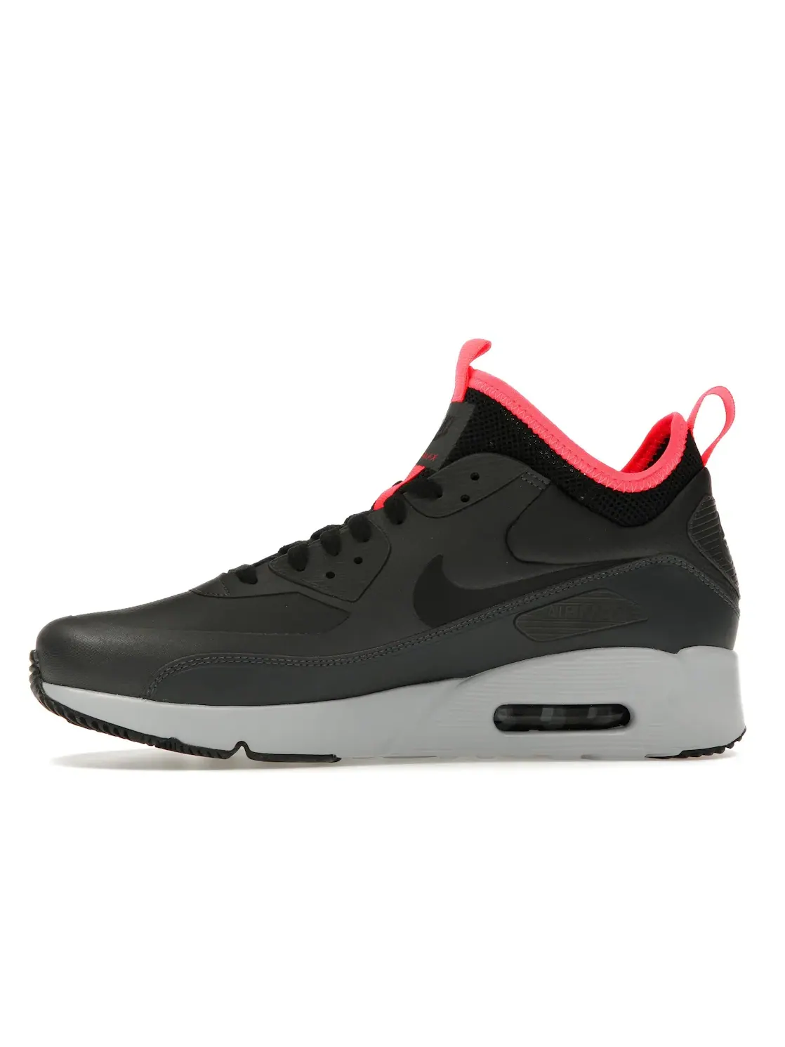 Мужские кроссовки Lifestyle Nike Air Max 90 Ultra Mid — изображение 3 из 4, черный-красный