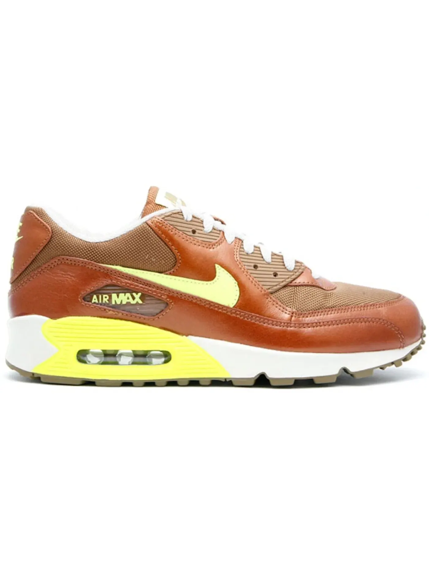 Мужские кроссовки Lifestyle Nike Air Max 90, Umber/Volt-Birch — изображение 1 из 1