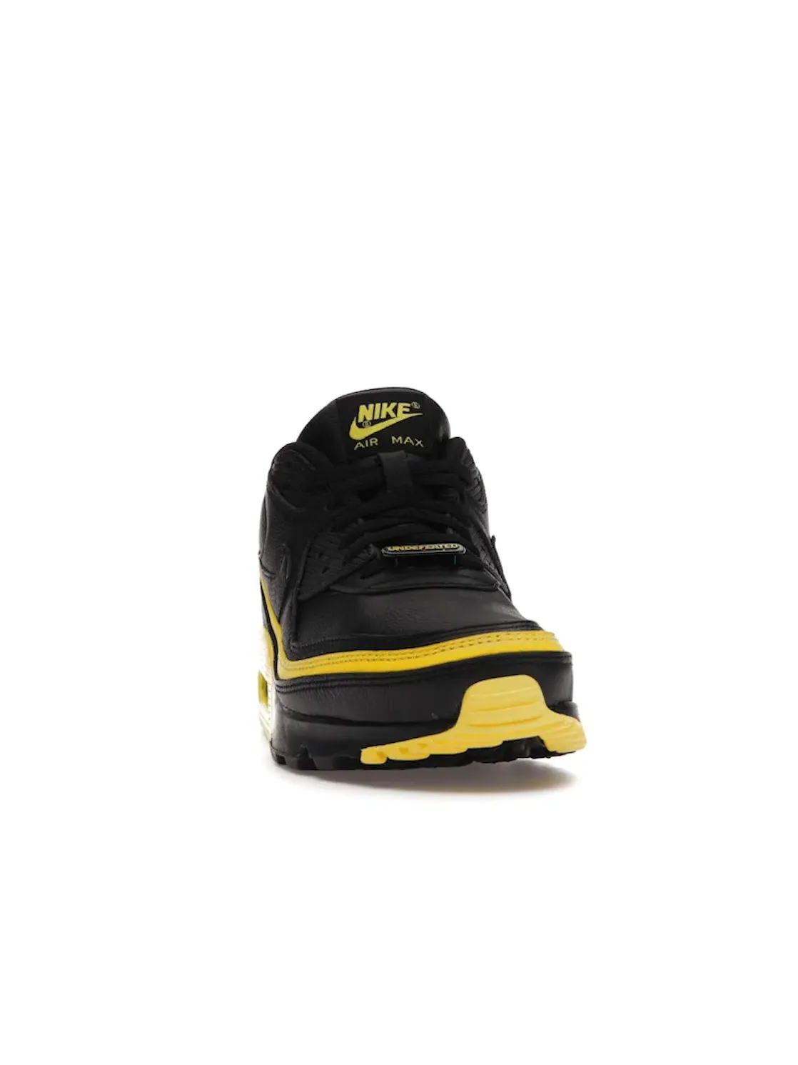 Мужские кроссовки с контрастными акцентами Nike Air Max 90 — изображение 2 из 4, черный/желтый