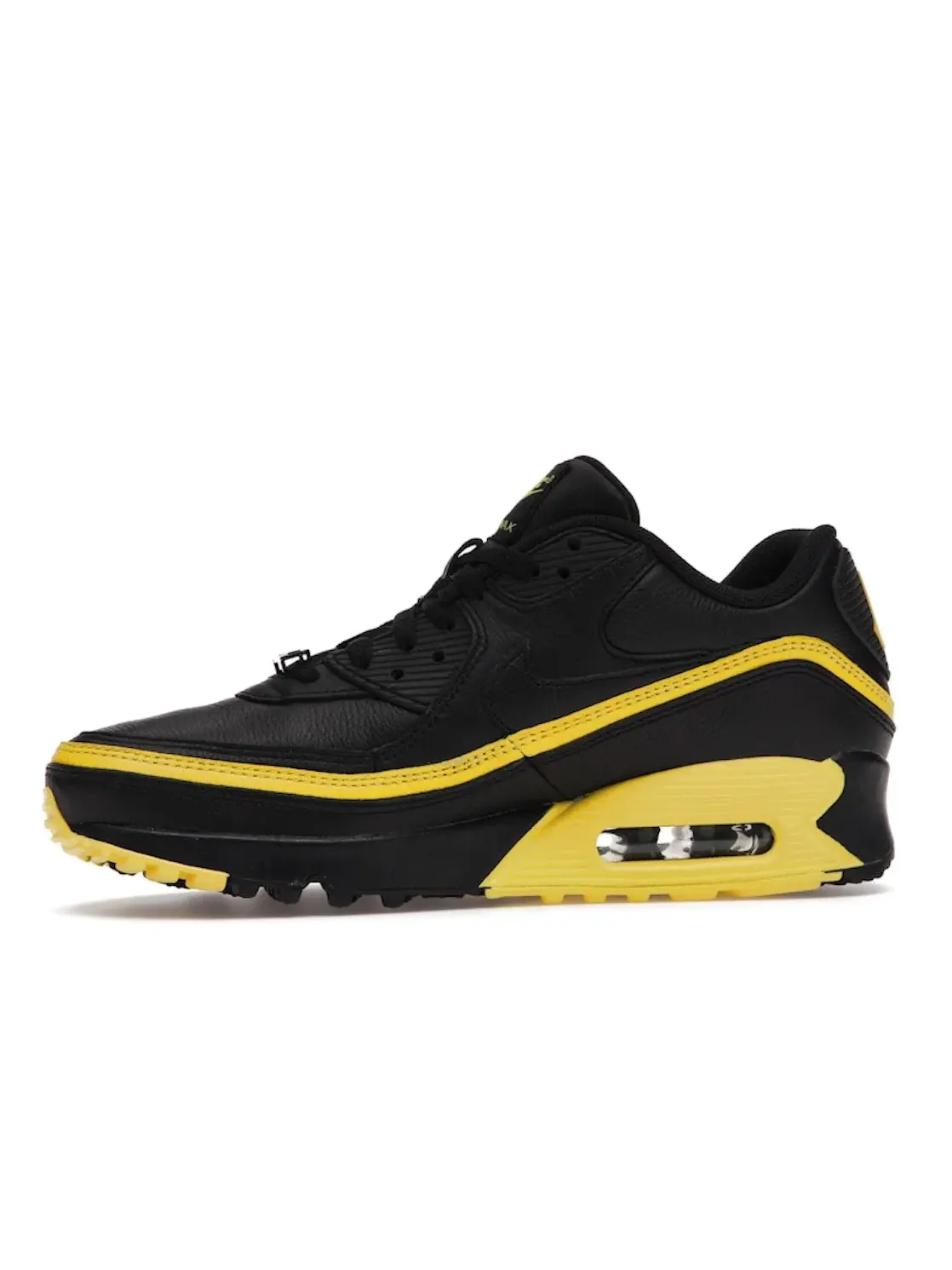 Мужские кроссовки с контрастными акцентами Nike Air Max 90 — изображение 3 из 4, черный/желтый
