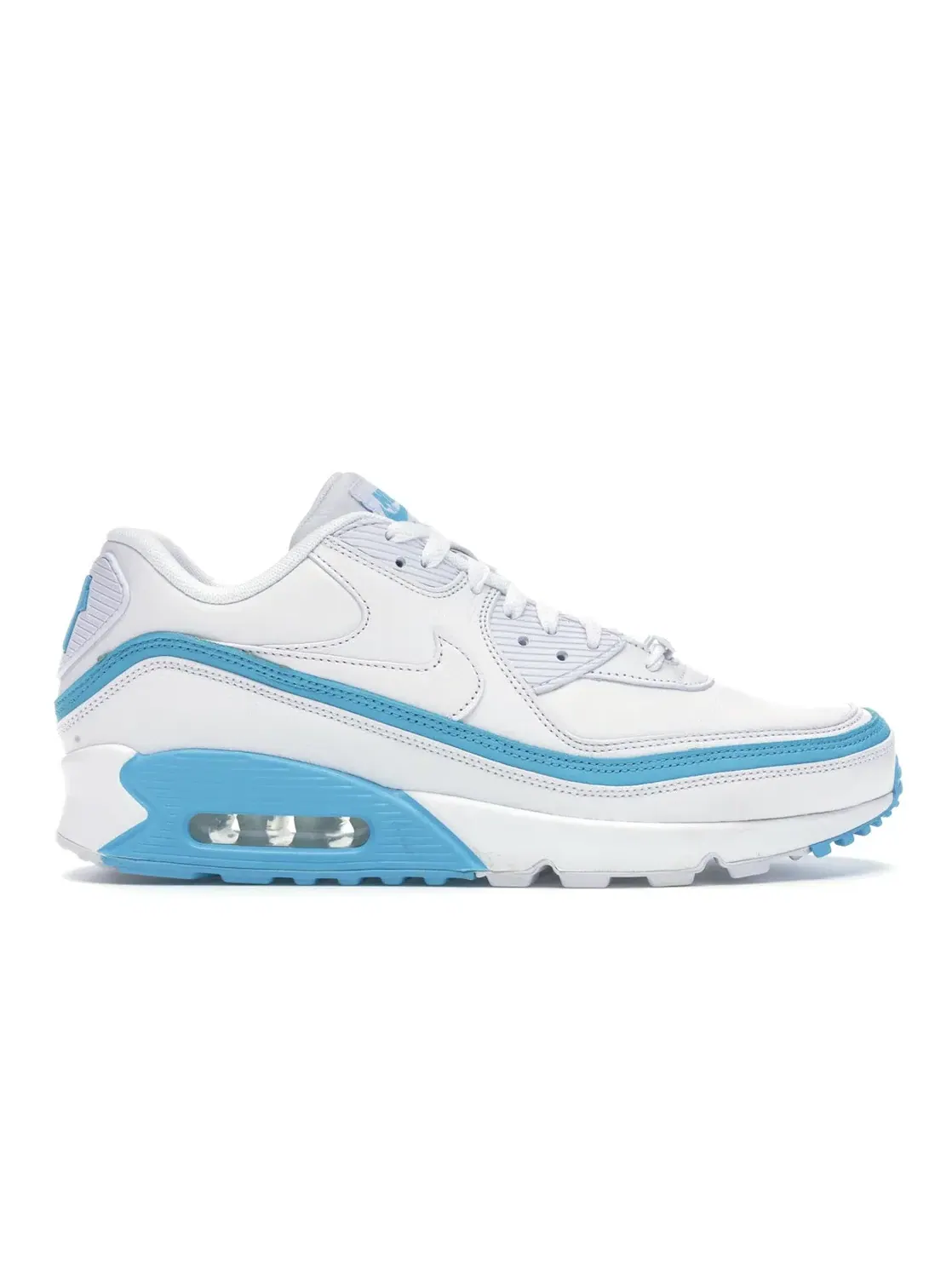 Мужские кроссовки с цветными акцентами Nike Air Max 90 Undefeated — изображение 1 из 4, белый синий
