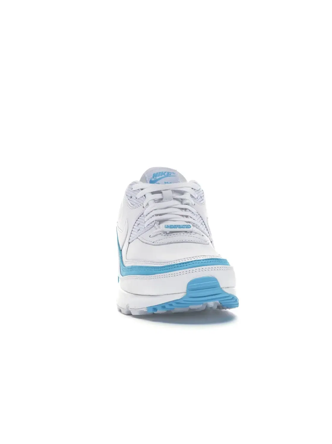 Мужские кроссовки с цветными акцентами Nike Air Max 90 Undefeated — изображение 2 из 4, белый синий