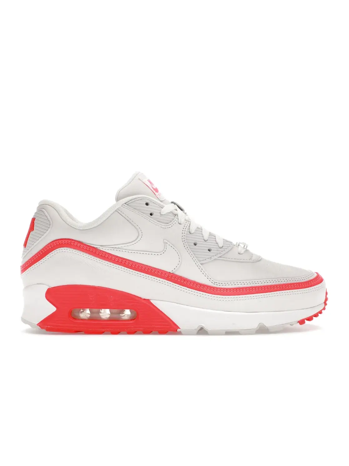 Мужские кроссовки Lifestyle с видимой подушкой Air Max Nike Air Max 90 — изображение 1 из 4, белый/красный