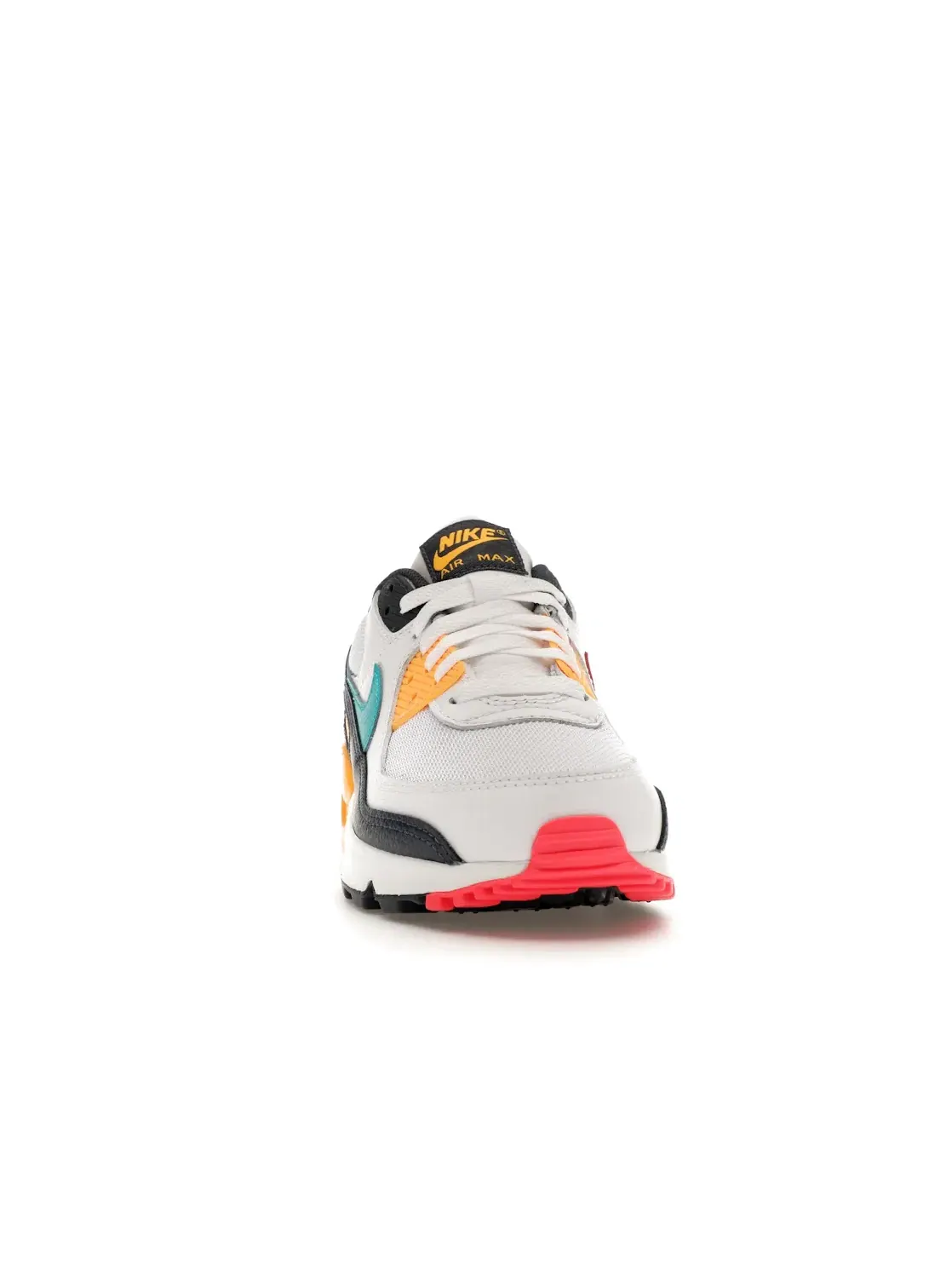 Мужские кроссовки с ретро-дизайном Nike Air Max 90 — изображение 2 из 4, белый/синий/розовый