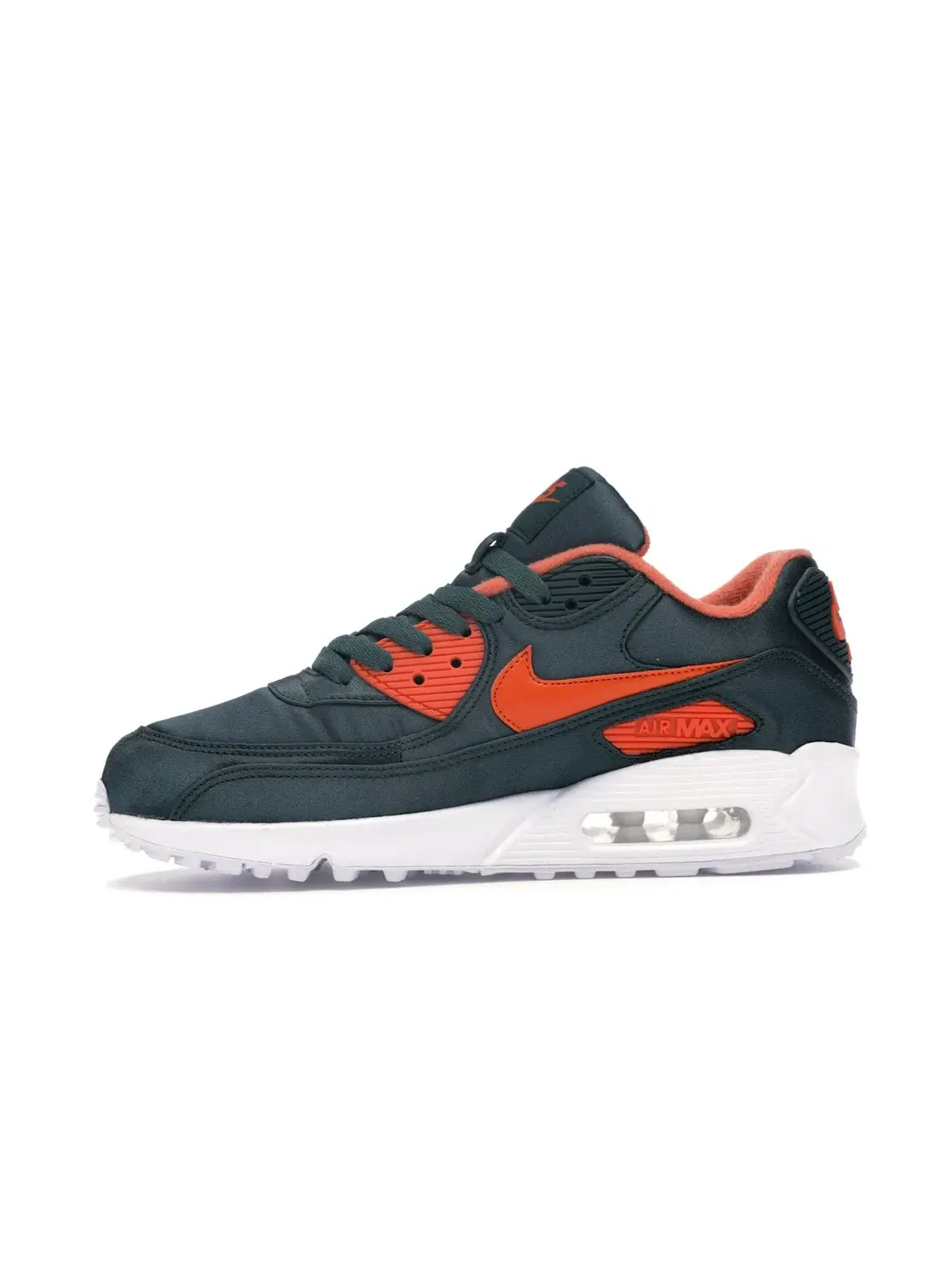 Мужские кроссовки Lifestyle Nike Air Max 90 — изображение 3 из 4, зеленый/оранжевый-белый