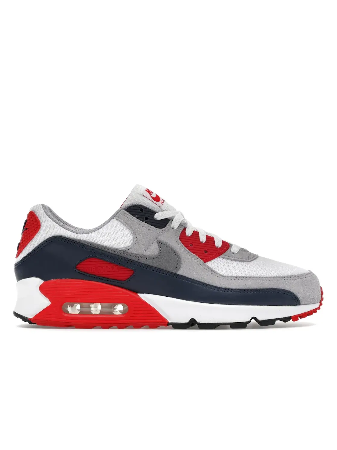 Мужские кроссовки Lifestyle Nike Air Max 90 — изображение 1 из 4, белый/серый/красный