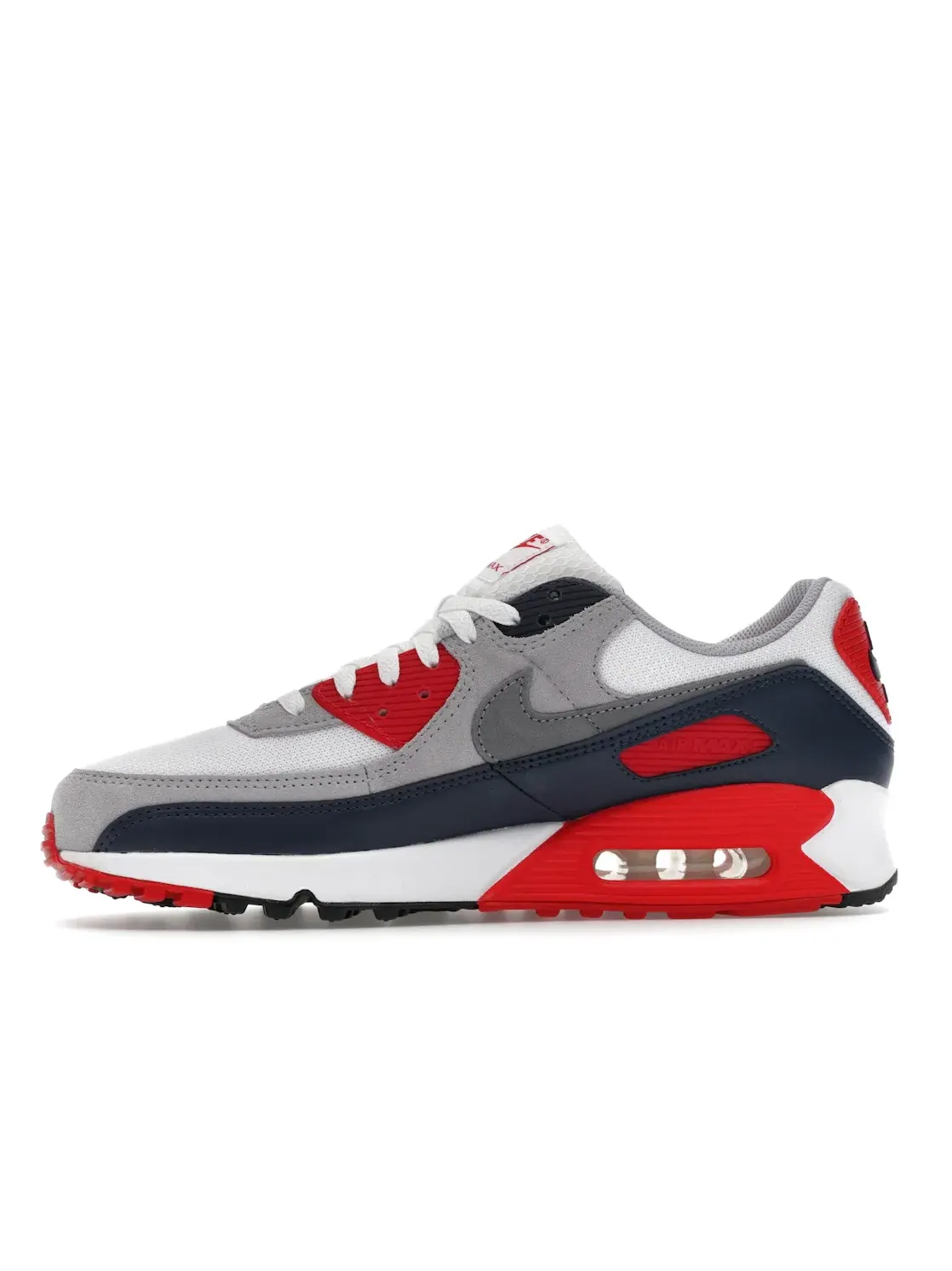 Мужские кроссовки Lifestyle Nike Air Max 90 — изображение 3 из 4, белый/серый/красный