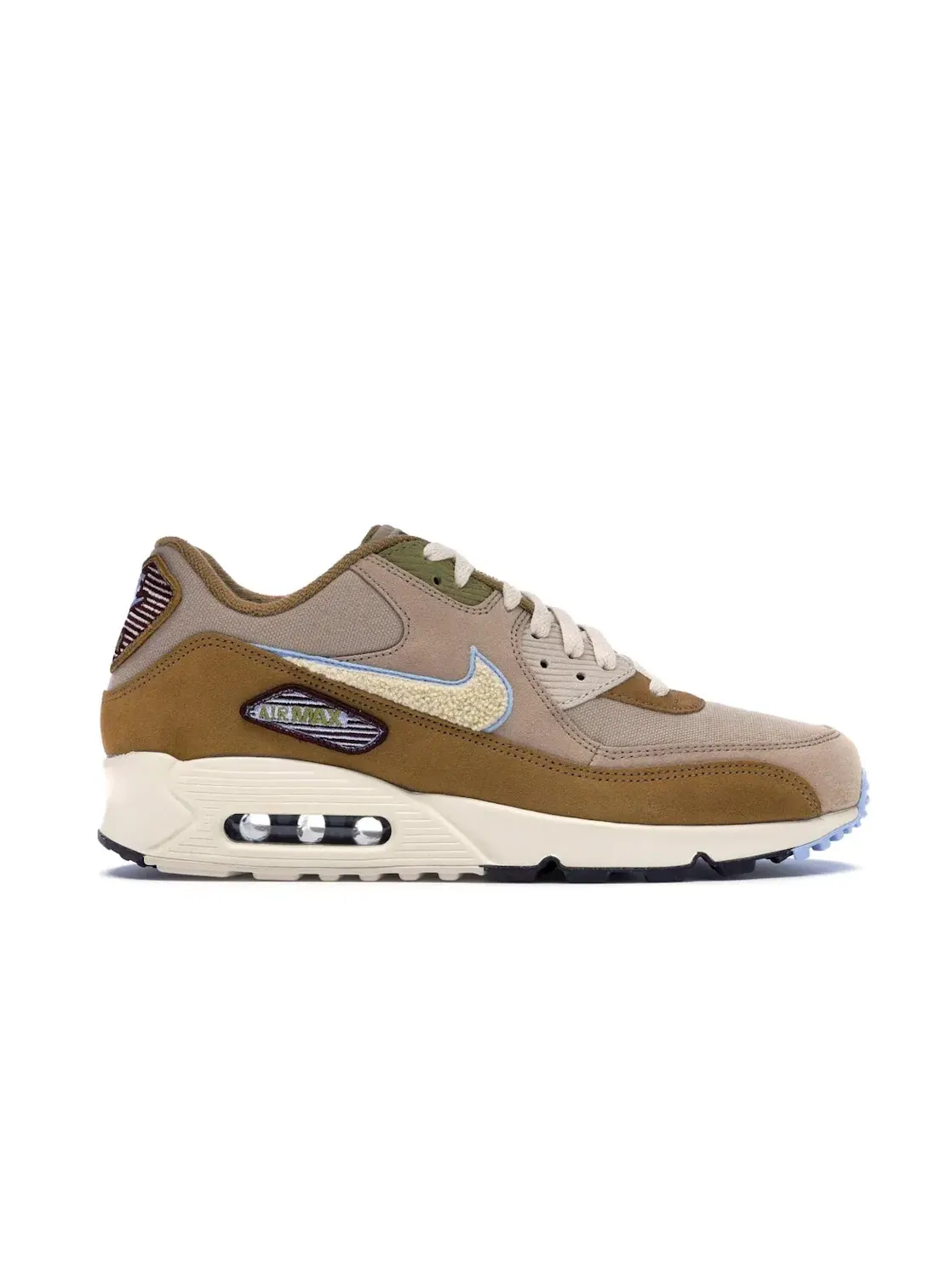 Мужские кроссовки с замшевым верхом Nike Air Max 90 — изображение 1 из 4, светлый кремовый