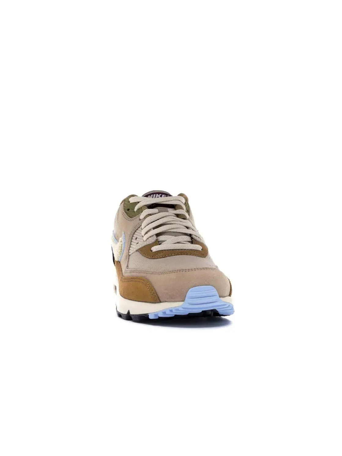 Мужские кроссовки с замшевым верхом Nike Air Max 90 — изображение 2 из 4, светлый кремовый